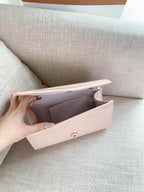 Pochette femme bandoulière minimaliste Kaki-Noir-Blanc-ShopGET® 