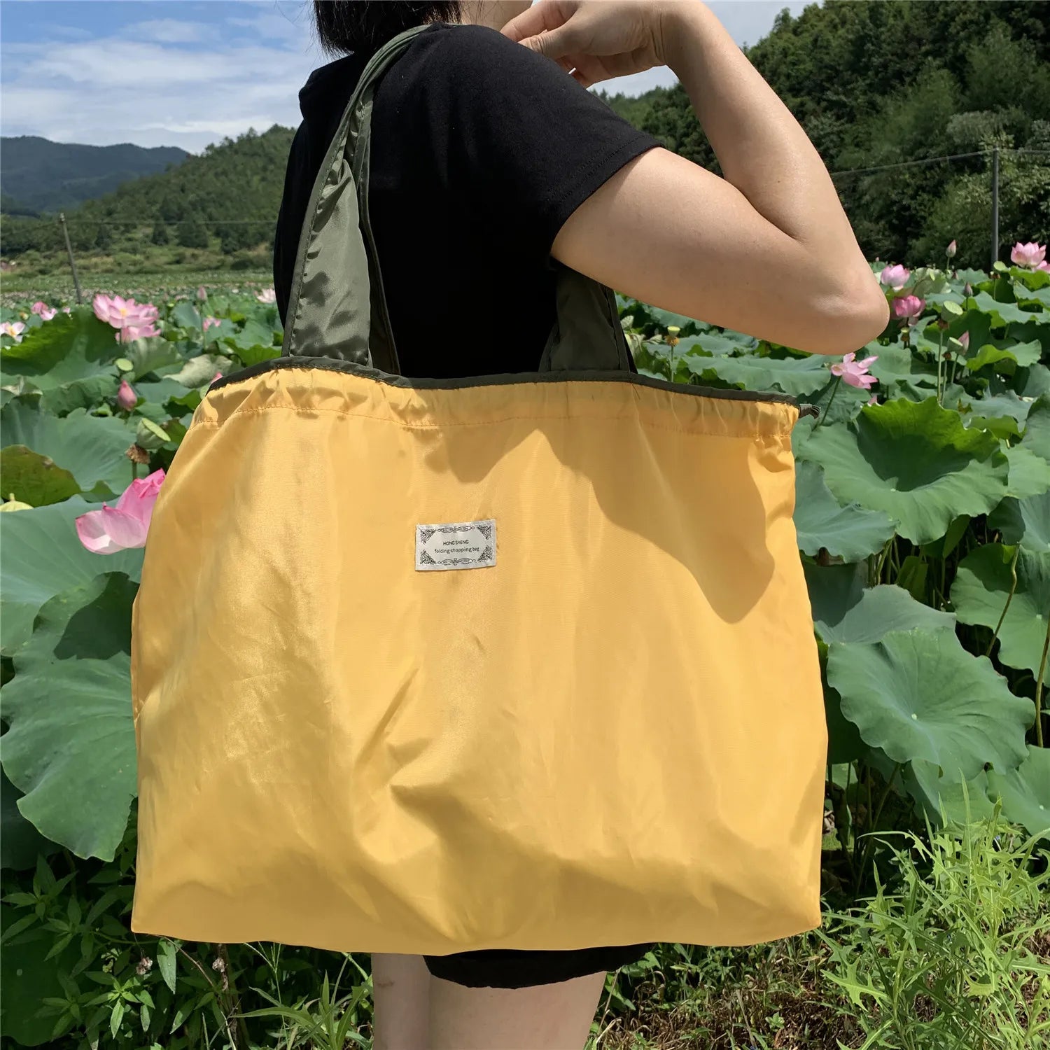 sac cabas courses original pour femme Dark Bleu-Coral-Bleu-Noir-Jaune-Vert-Rouge A-Orange-Rouge B-Gris-ShopGET® 