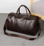 Sac weekend homme cuir marron Marron-Noir-ShopGET® 