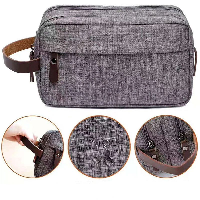 Trousse de toilette homme avec compartiment externe - ShopGET®
