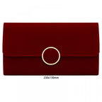 Pochette femme Bordeau Noir / 23 cm x 13 cm-Rouge / 23 cm x 13 cm-ShopGET® 