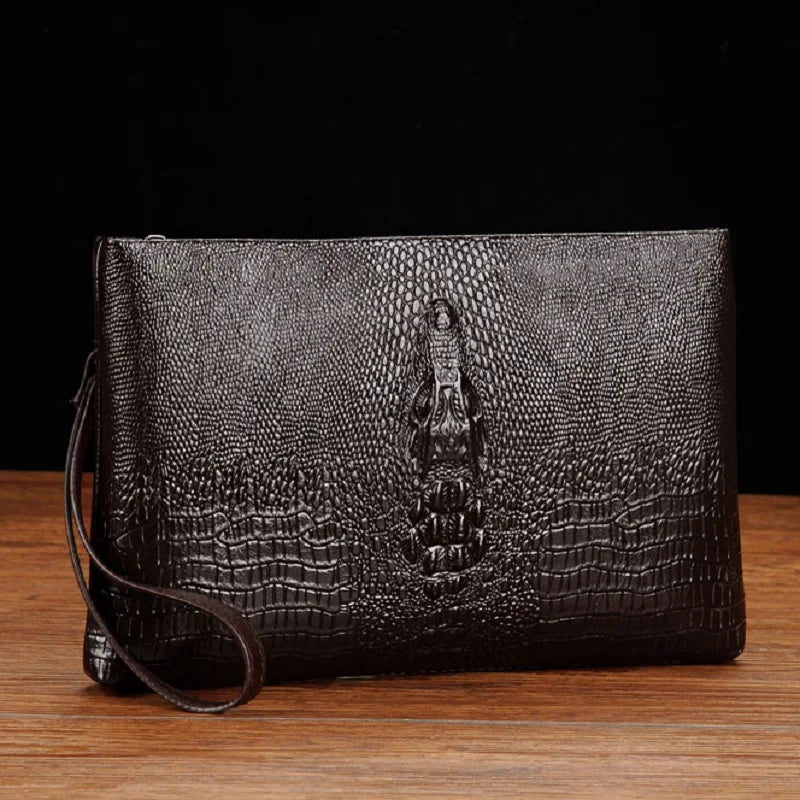 Pochette homme tommy elodor Marron-Noir-ShopGET® 