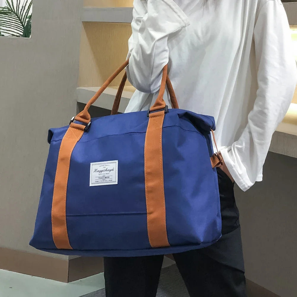 Sac weekend plage et piscine Noir-Bleu-ShopGET® 