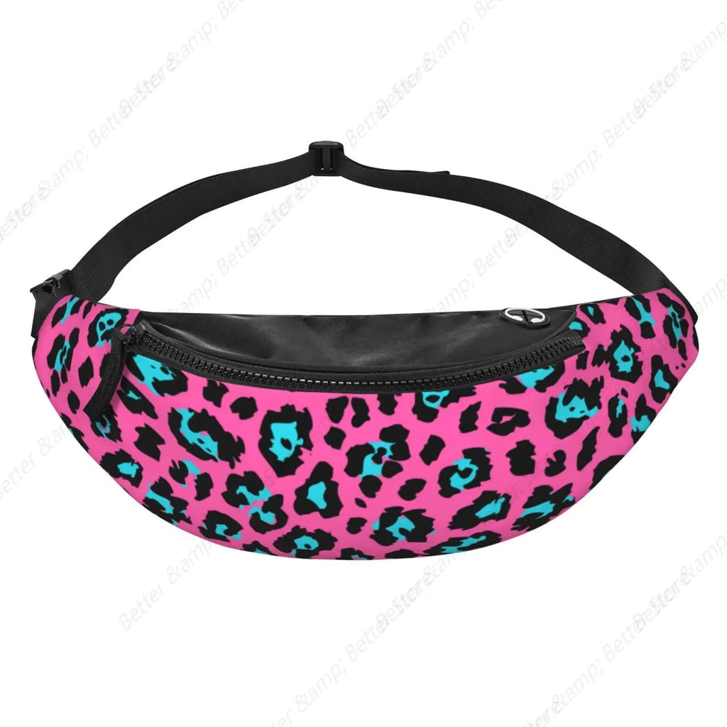 Sac banane léopard multicolore homme et femme