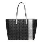 Sac cabas femme pour les cours Beige Bleu-Marron OR-Noir Argenté-Beige-Shopget 