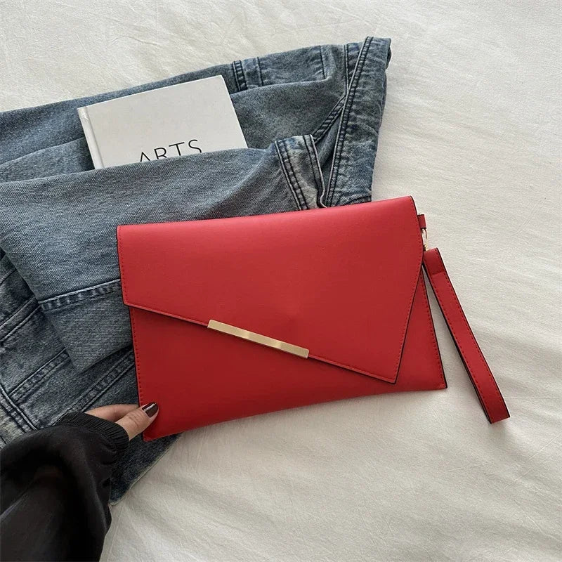 Pochette femme soirée Blanc / 31 x 0.5 x 21cm / OFFERTE-Rouge / 31 x 0.5 x 21cm / OFFERTE-Rose / 31 x 0.5 x 21cm / OFFERTE-Kaki / 31 x 0.5 x 21cm / OFFERTE-Noir / 31 x 0.5 x 21cm / OFFERTE-Marron / 31 x 0.5 x 21cm / OFFERTE-ShopGET® 