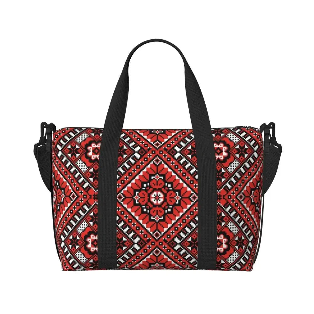 Sac cabas bohémien rouge - ShopGET®