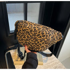 Grand sac banane léopard