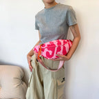 Sac banane léopard blanc et noir