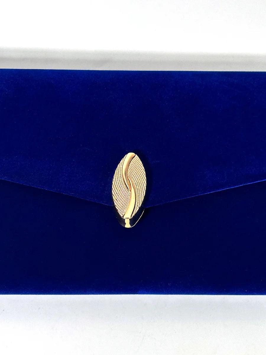 Pochette à rabat  femme Rouge-Bleu-ShopGET® 