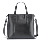 Sac cabas noir vintage à bandoulière femme Café-Vert-Apricot-Marron-Noir-ShopGET® 