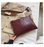 Pochette femme en cuir brillant A / 33x24cm-B / 33x24cm-C / 33x24cm-D / 33x24cm-E / 33x24cm-F / 33x24cm-G / 33x24cm-H / 33x24cm-ShopGET® 