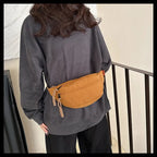 Sac banane marron pour homme