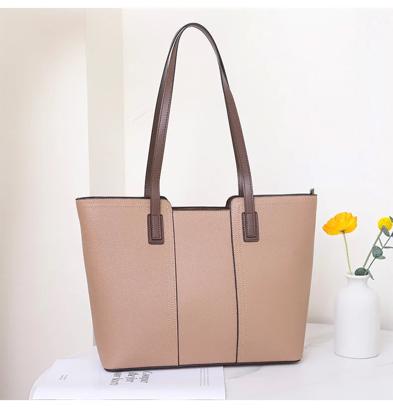 Sac cabas noir lady Tote caramel / 33x11.5x28cm / Offerte-Beige / 33x11.5x28cm / Offerte-Noir / 33x11.5x28cm / Offerte-Gris / 33x11.5x28cm / Offerte-kaki / 33x11.5x28cm / Offerte-Bleu / 33x11.5x28cm / Offerte-Rouge / 33x11.5x28cm / Offerte-ShopGET® 