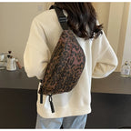 Sac banane bandoulière léopard