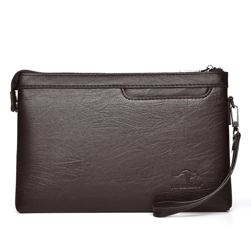 Pochette homme stylé pour voyage Marron S-Noir S-Noir L-ShopGET® 