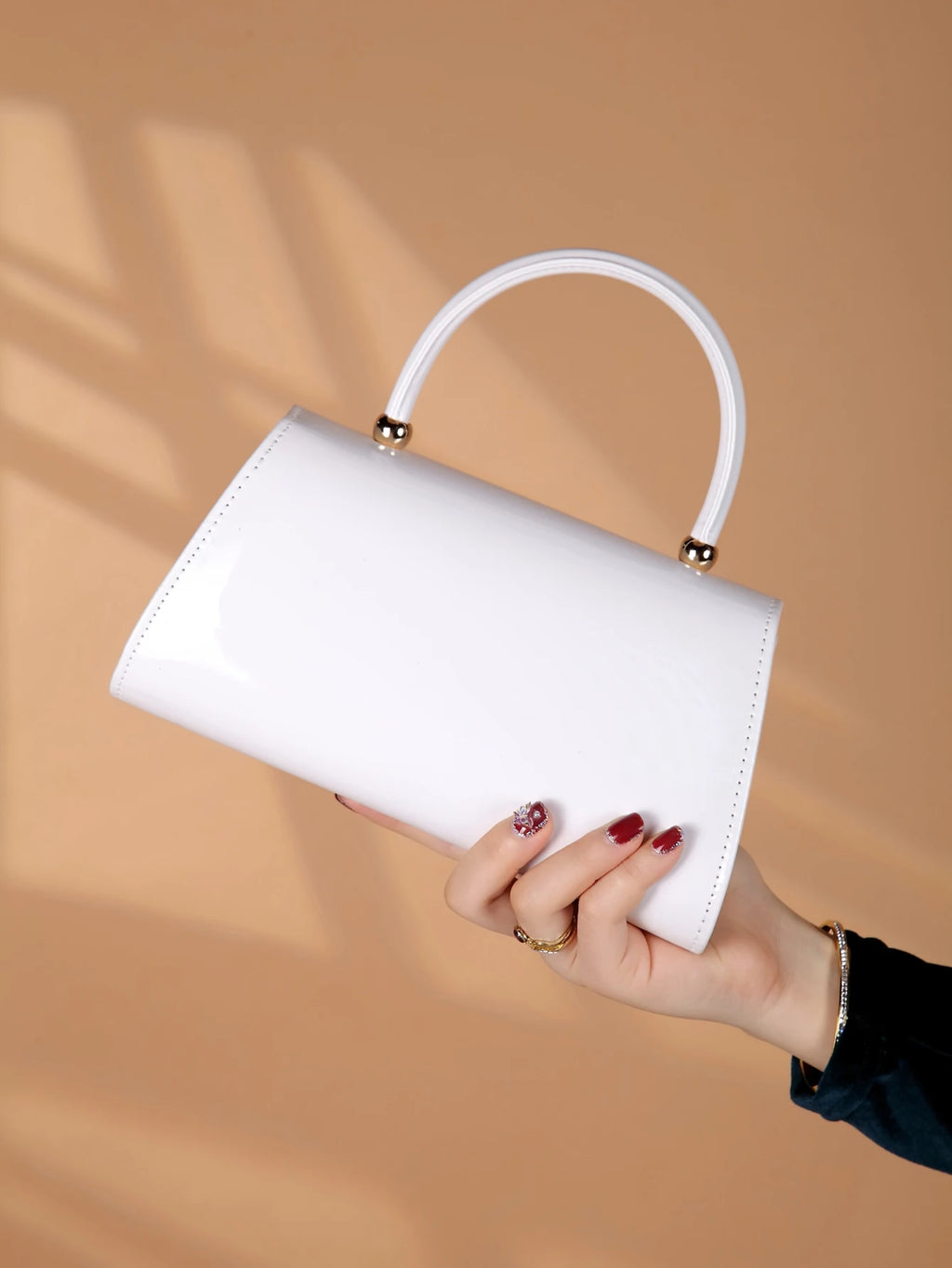 Sac pochette femme  noir Noir-Blanc-ShopGET® 