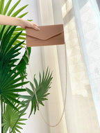 Pochette femme bandoulière minimaliste Kaki-Noir-Blanc-ShopGET® 