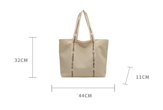 sac cabas tissu femme Noir-Beige-ShopGET® 