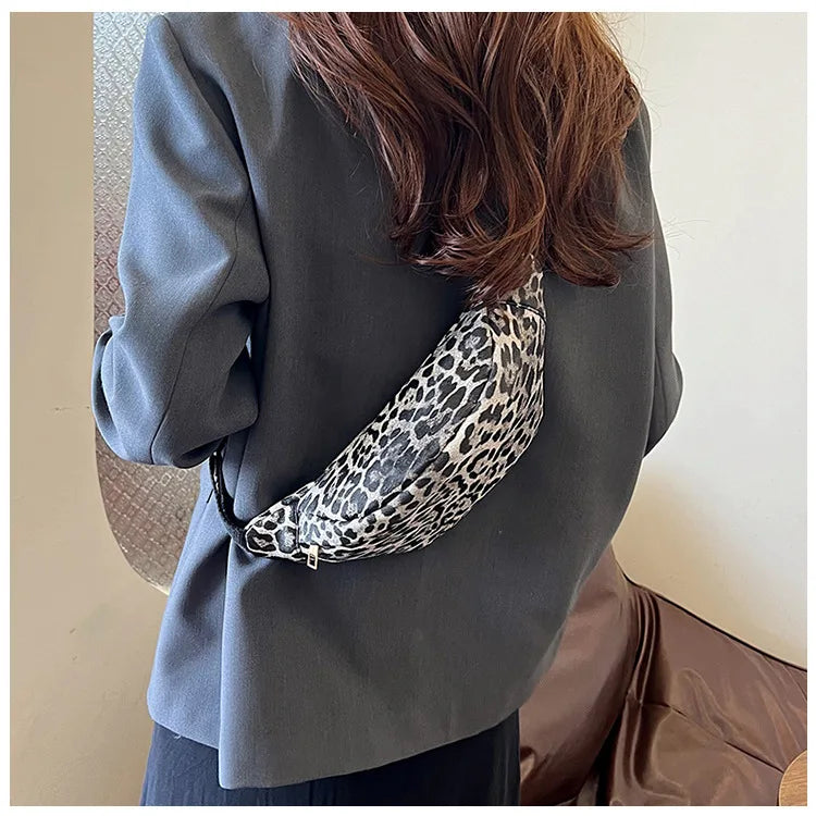 Sac banane femme léopard original