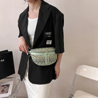 Sac banane en cuir ethnique boho plage