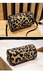 Sac banane cuir femme léopard