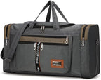 Sac weekend homme 60L grand et large Gris-Kaki-Noir-ShopGET® 