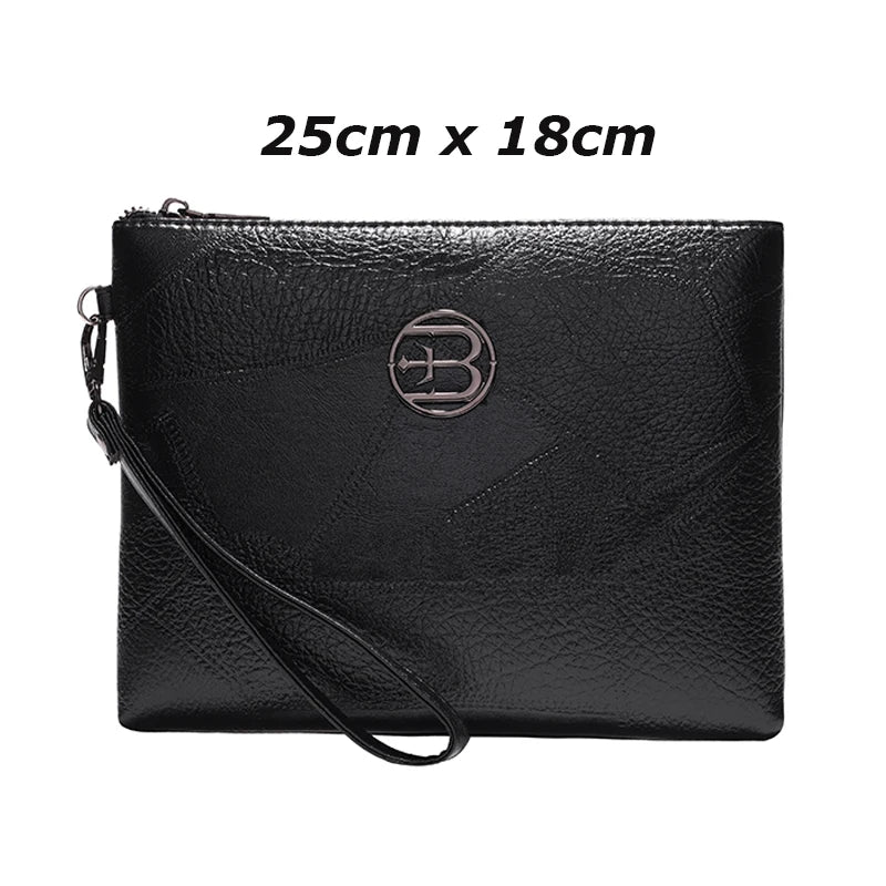 Pochette homme luxe business 1-2-3-4-ShopGET® 