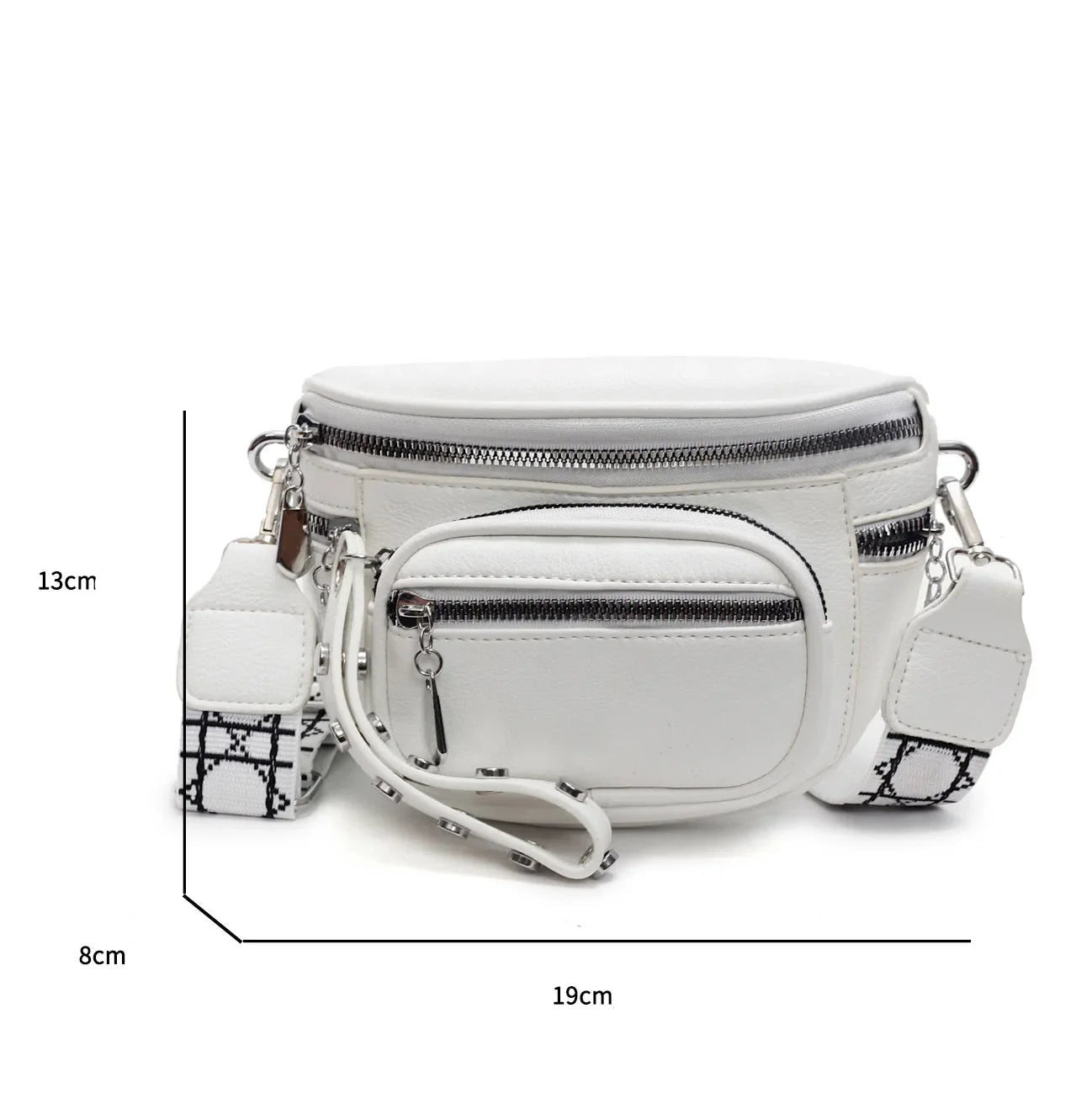 Petit sac banane cuir souple femme