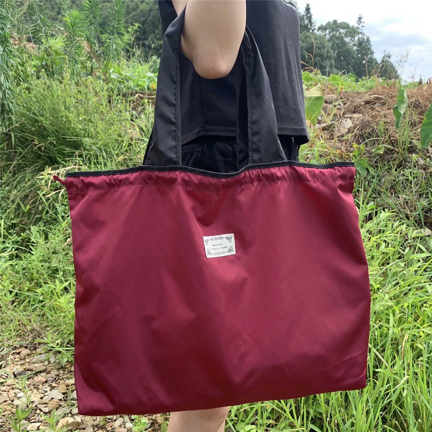 sac cabas courses original pour femme Dark Bleu-Coral-Bleu-Noir-Jaune-Vert-Rouge A-Orange-Rouge B-Gris-ShopGET® 