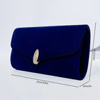 Pochette à rabat  femme Rouge-Bleu-ShopGET® 