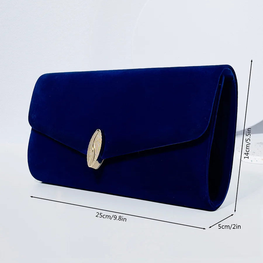 Pochette à rabat  femme Rouge-Bleu-ShopGET® 