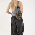 Sac banane léopard avec chaine