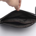 Pochette homme plat en cuir de haut qualité A / 24cm x 16cm x 2cm-B / 24cm x 16cm x 2cm-C / 24cm x 16cm x 2cm-D / 24cm x 16cm x 2cm-ShopGET® 