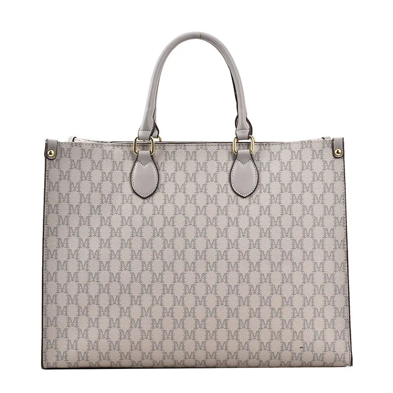 Sac cabas femme mignon luxury Beige-Pourpre-Rose-Bleu-Blanc-Gris-Café-Café B-Marron-ShopGET® 