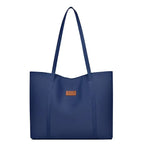 Sac cabas noir Oxford Rouge-Bleu-Gris et Blanc-Noir-ShopGET® 