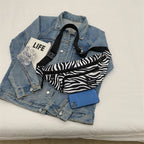 Sac banane léopard anti-vol en toile