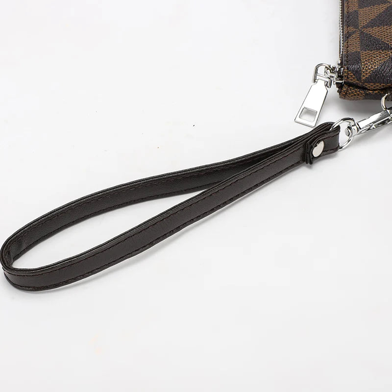 Pochette homme élite moderne Bleu / 24cm x 15cm x 2cm-Bleu / 28cm x 19cm x 2cm-Marron / 24cm x 15cm x 2cm-Marron / 28cm x 19cm x 2cm-ShopGET® 