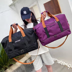 Sac weekend femme tendance moderne Noir-Gris-Kaki-Bleu-Vert-ShopGET® 