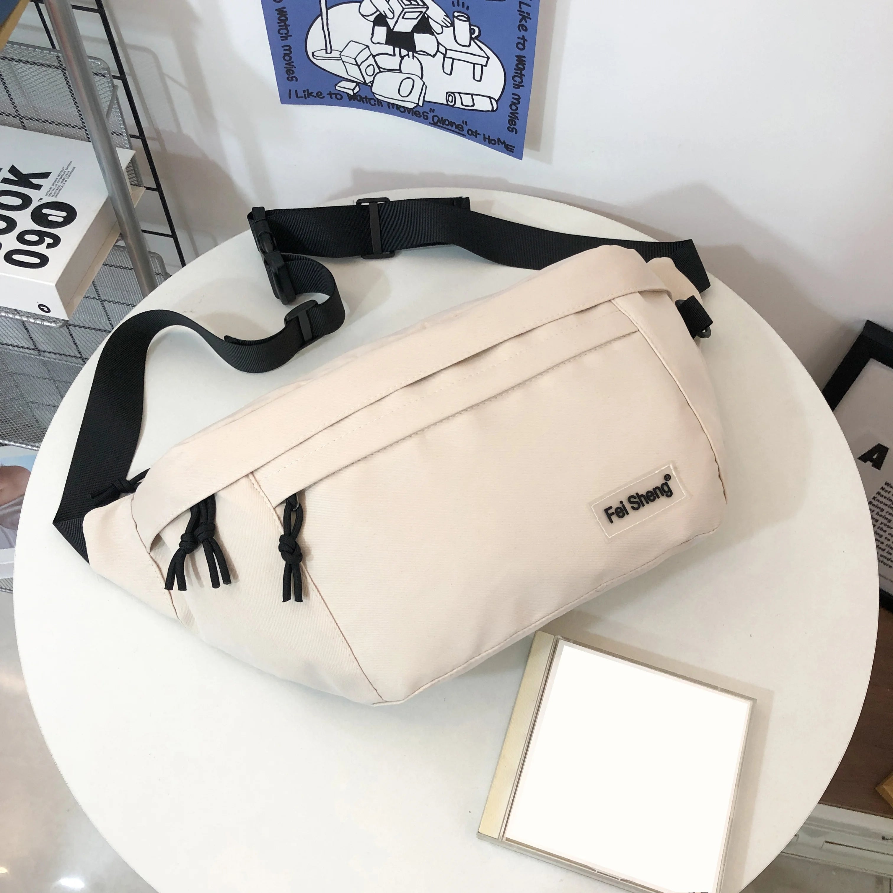 Sac banane jaune pour homme