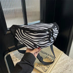 Sac banane léopard à bandoulière solide