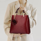 Sac cabas noir tendance et moderne Marron-Bleu-Noir-Burgundy-ShopGET® 