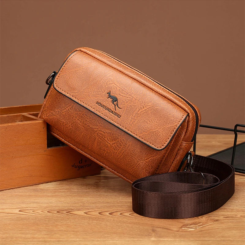 Trousse de toilette homme noir cuir - ShopGET®