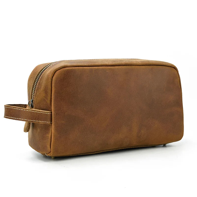 Trousse de toilette homme voyage en cuir - ShopGET®