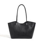 Sac cabas en cuir  souple femme Burgundy-Noir-Café-Marron-ShopGET® 