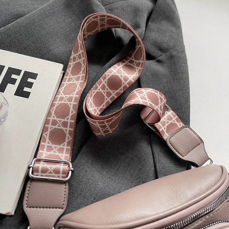 Petit sac banane cuir souple femme