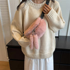 Sac banane velours côtelé femme de luxe