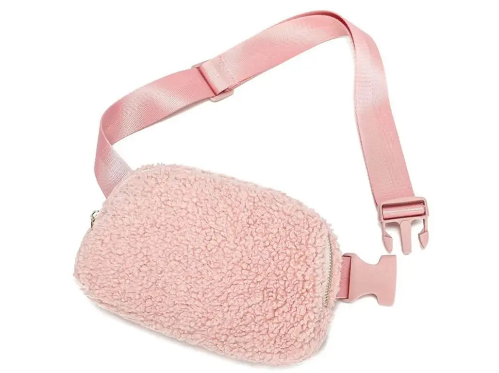 Sac banane velours kaki ceinture