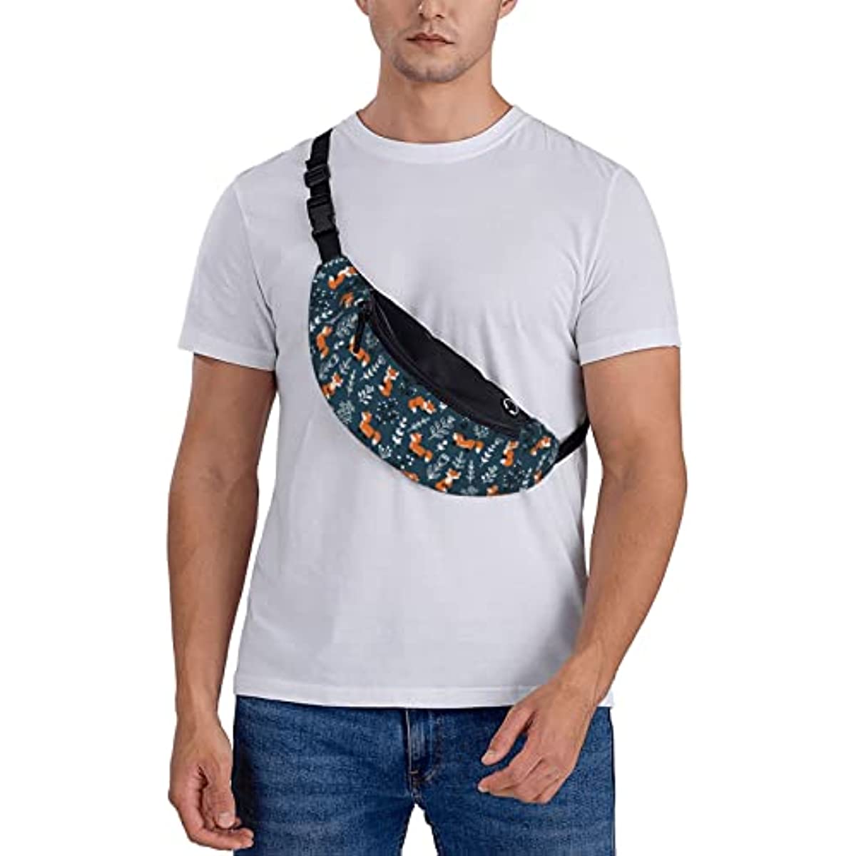 Sac banane multicolore pour homme