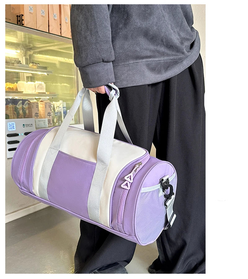 Petit sac polochon Lavender-Rose-Noir-Bleu-Burgundy-Beige-ShopGET® 